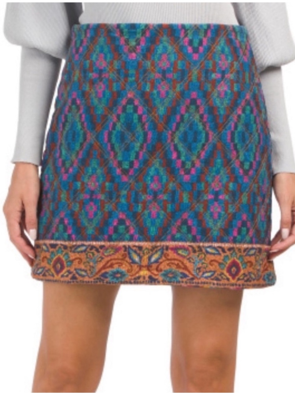 Farm Rio Tapestry Mini Skirt Small